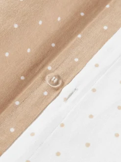 Flanell-Wendekopfkissenbezug Betty, gepunktet