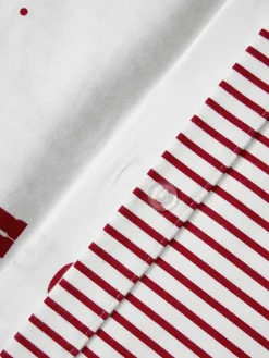 Flanell-Wendekopfkissenbezug Noan mit Nussknackermotiv