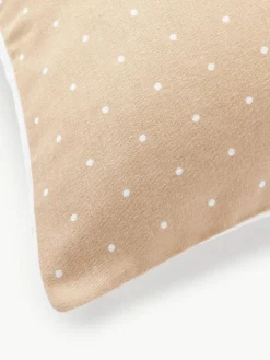 Flanell-Wendekopfkissenbezug Betty, gepunktet