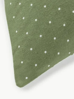 Flanell-Wendekopfkissenbezug Betty, gepunktet