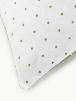 Flanell-Wendekopfkissenbezug Betty, gepunktet