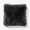 Flauschige Kunstfell-Kissenhülle Mathilde, glatt