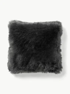 Flauschige Kunstfell-Kissenhülle Mathilde, glatt