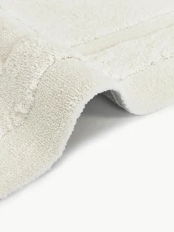 Flauschiger Hochflor-Teppich Zion mit erhabener Hoch-Tief-Struktur