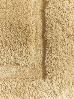 Flauschiger Hochflor-Teppich Genève mit erhabener Hoch-Tief-Struktur