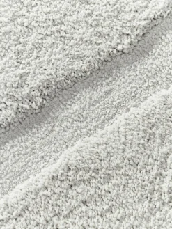 Flauschiger Hochflor-Teppich Jade mit erhabener Hoch-Tief-Struktur