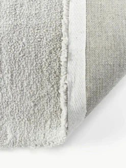 Flauschiger Hochflor-Teppich Jade mit erhabener Hoch-Tief-Struktur