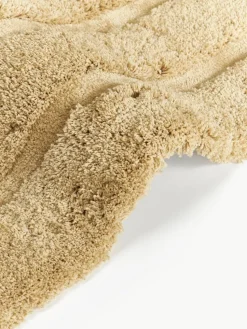 Flauschiger Hochflor-Teppich Genève mit erhabener Hoch-Tief-Struktur