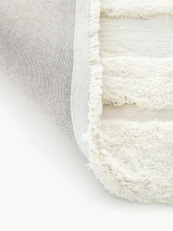 Flauschiger Hochflor-Teppich Genève mit erhabener Hoch-Tief-Struktur