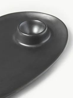 Frühstücksteller Flow aus Steinzeug