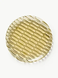 Frühstücksteller Jellies mit Strukturmuster, 4 Stück