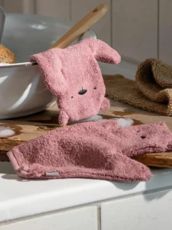 Frottee-Waschhandschuhe Terry, 2 Stück