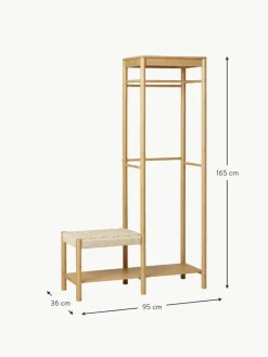 Garderobe Ember aus Bambusholz