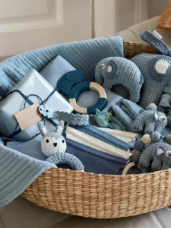 Gehäkelte Kinderwagenkette Fanto, handgefertigt