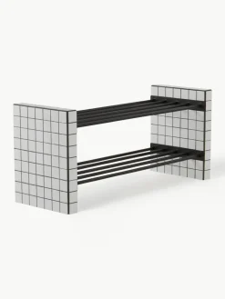 Gekacheltes Schuhregal Kerreville