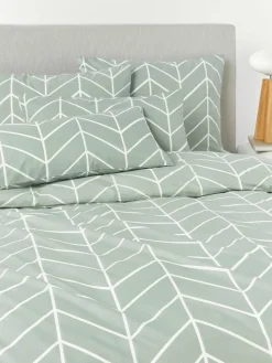 Gemusterter Baumwoll-Kopfkissenbezug Mirja