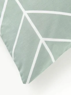 Gemusterter Baumwoll-Kopfkissenbezug Mirja