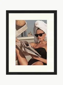 Gerahmte Fotografie My Morning Paper