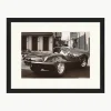Gerahmte Fotografie Steve McQueen in his Jaguar