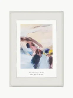 Gerahmter Digitaldruck Abstract VI, handgefertigt