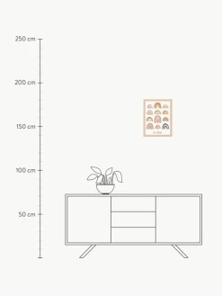 Gerahmter Digitaldruck All the Rainbows