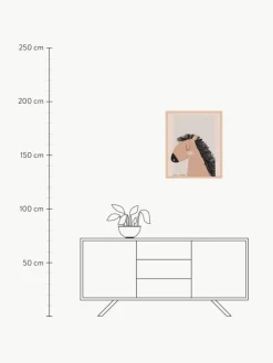 Gerahmter Digitaldruck Baby Horse