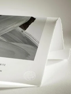 Gerahmter Digitaldruck Black & White, handgefertigt