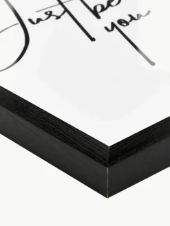 Gerahmter Digitaldruck Just be You