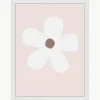 Gerahmter Digitaldruck White Flower