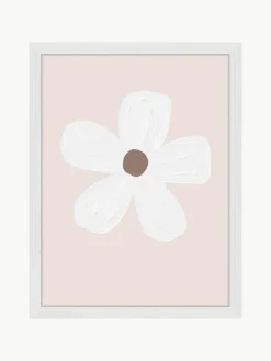 Gerahmter Digitaldruck White Flower