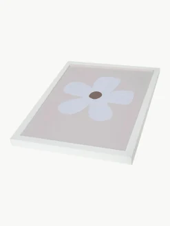 Gerahmter Digitaldruck White Flower