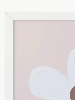 Gerahmter Digitaldruck White Flower