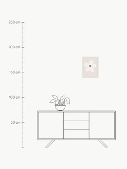 Gerahmter Digitaldruck White Flower