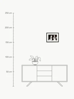 Gerahmter Fotodruck Pier Angeli und James Dean
