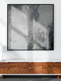 Gerahmtes Leinwandbild Speculation