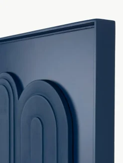 Gerahmtes Wandobjekt August mit Relief