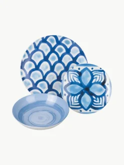 Geschirr-Set Aquazul, 6 Personen (18-tlg.)