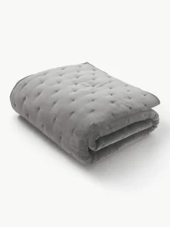 Gesteppte Tagesdecke Cheryl aus Samt