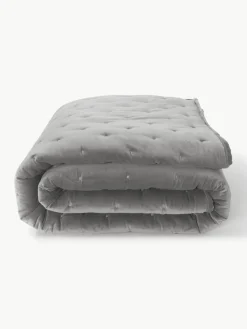 Gesteppte Tagesdecke Cheryl aus Samt