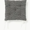 Gestreifte Baumwoll-Sitzkissen Silia, 2 Stück