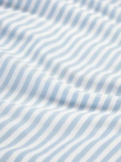 Gestreifter Baumwoll-Wendekopfkissenbezug Lorena