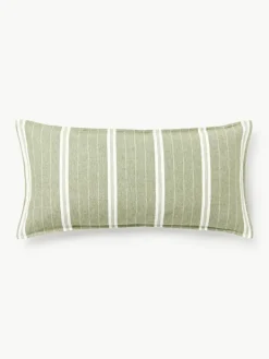 Gestreifter Flanell-Kopfkissenbezug Belinda