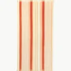 Gestreiftes Strandtuch Miri mit Fransenabschluss