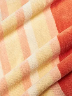 Gestreiftes Strandtuch Miri mit Fransenabschluss