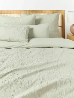 Gewaschener Baumwollperkal-Bettdeckenbezug Leonora