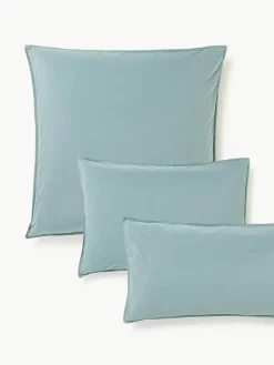 Gewaschener Baumwollperkal-Kopfkissenbezug Debbie