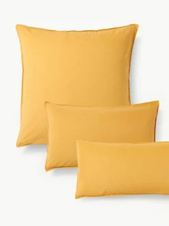 Gewaschener Baumwollperkal-Kopfkissenbezug Debbie