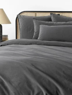 Gewaschener Baumwollperkal-Bettdeckenbezug Debbie