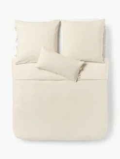 Gewaschener Baumwollperkal-Bettdeckenbezug Leonie