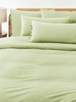 Gewaschener Baumwollperkal-Kopfkissenbezug Leonie